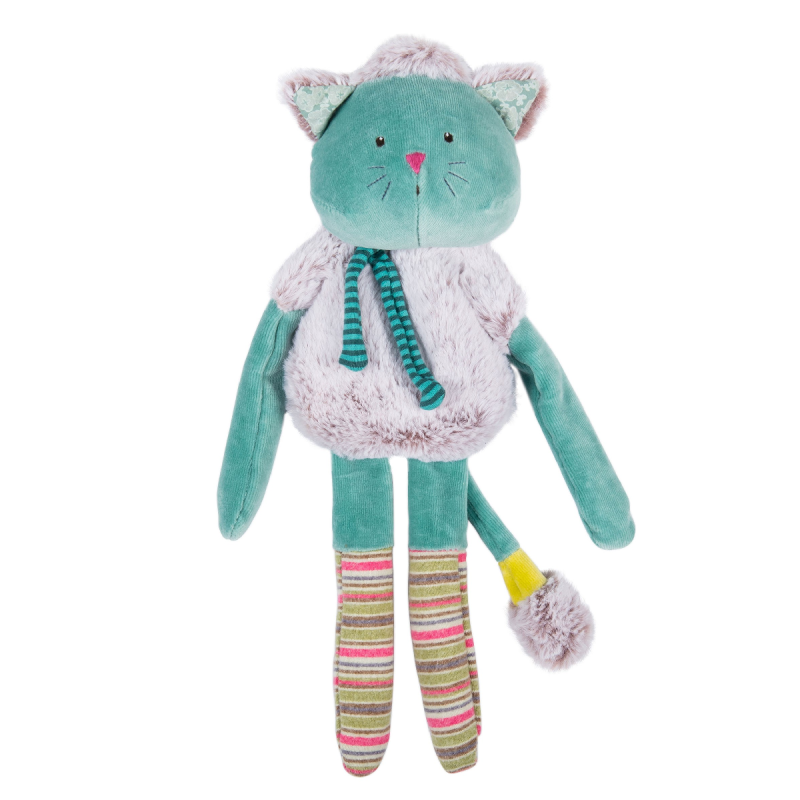  the pachats soft toy green cat 40 cm 